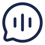 Chat Round Call SVG Icon